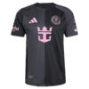 Inter Miami adidas Black 2025 Away Kit Authentic Custom Jersey